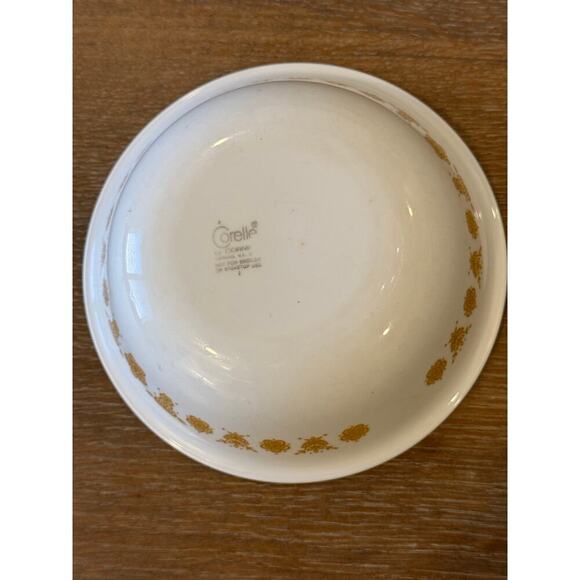 CORELLE Butterfly Gold 6 inch Bowl Vintage Retro 70's Soup Cereal Salad - Picture 4 of 6